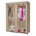 2014 China Supplier Hot Sale Good Quality Metal Bedroom Fabric Wardrobe